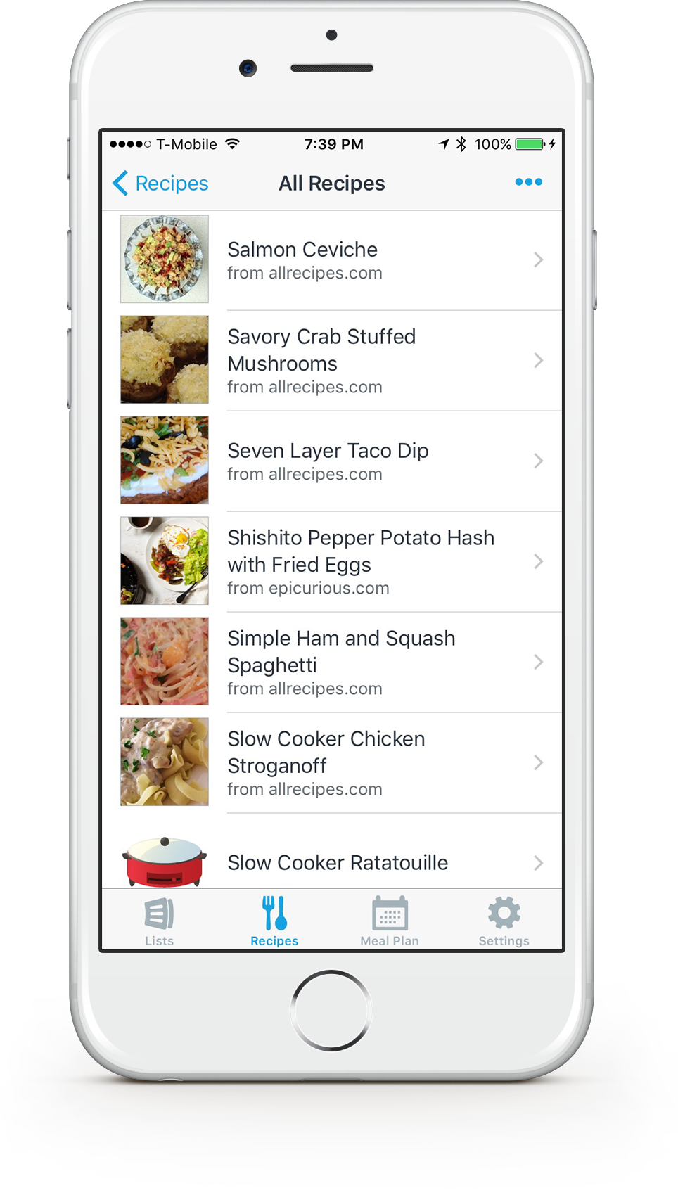 Organize Your Recipes - Dish (964x1692), Png Download