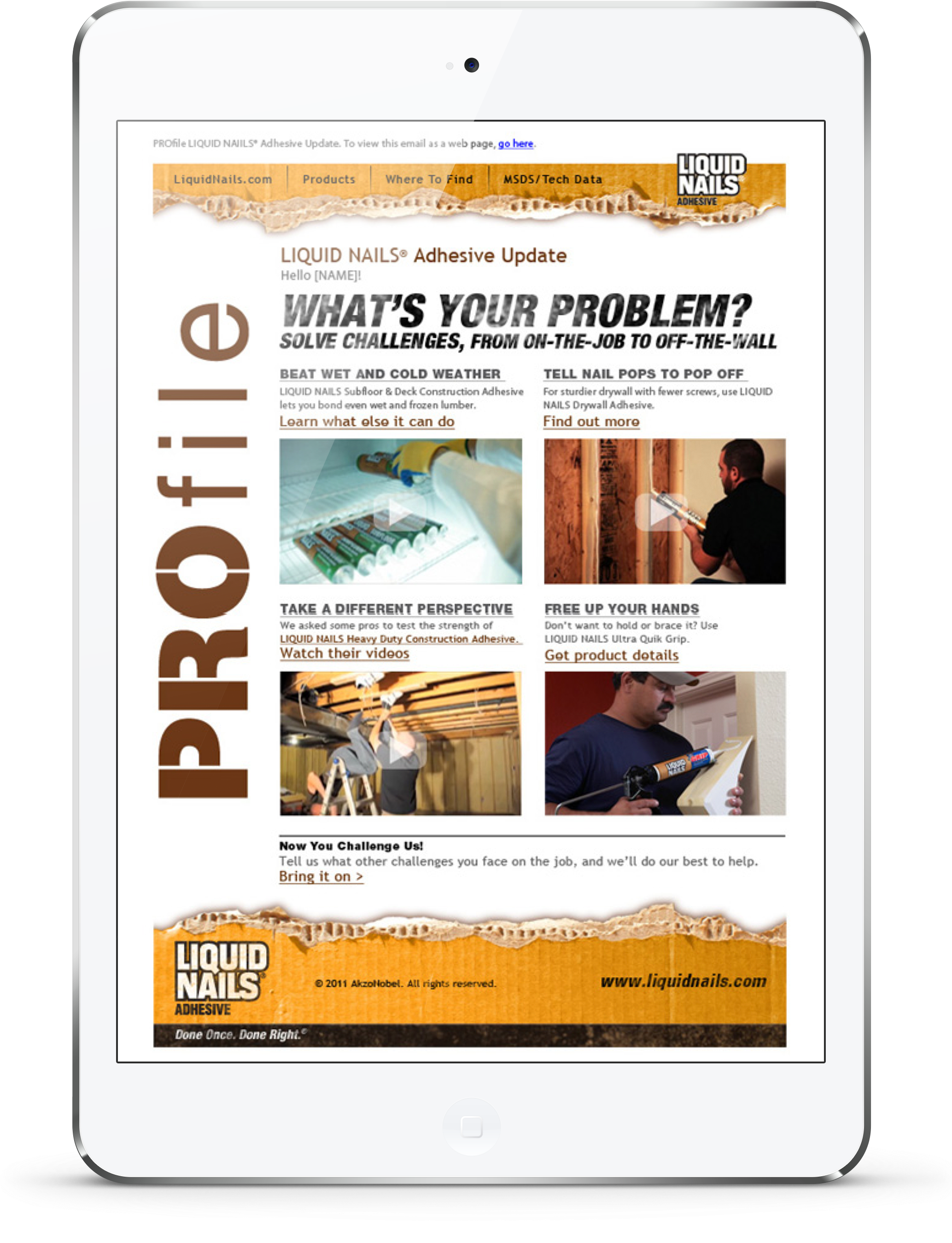 Liquid Nails Integrated Brand Campaign On Behance Png - Liquid Nails (2090x2761), Png Download