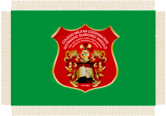 Nuestro Estandarte - Colegio Militar Justiniano Quiñonez Angulo (668x517), Png Download