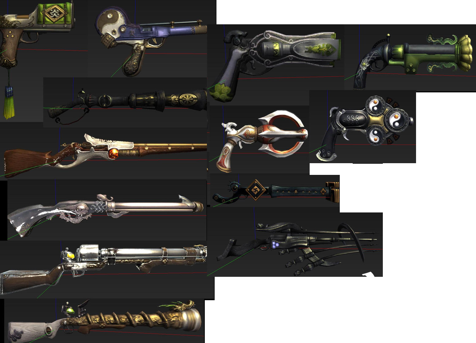 Summoner - Blade And Soul Armas (1548x1114), Png Download