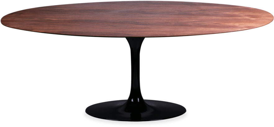 Tulip Style Oval Dining Table - Table (900x450), Png Download