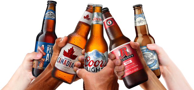 Molson Coors Light (640x298), Png Download