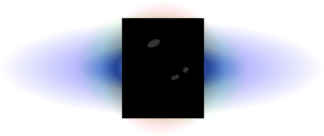 Black Hole Speaker Box - Bfdi Black Hole Speaker Box (640x270), Png Download
