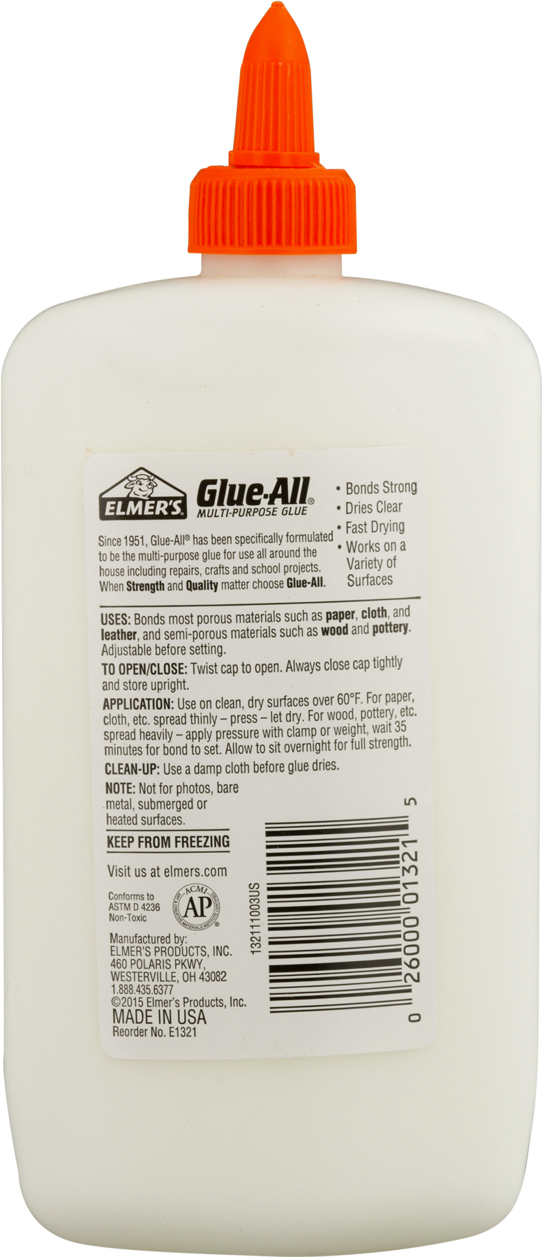 Elmer's All Multi Purpose Glue (1800x1800), Png Download