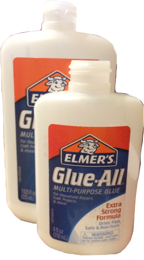 Glue Elmersglue Bottles Crafts Art Artproject Artprojec - Elmer's Glue-all Multipurpose Glue-16oz (1024x1024), Png Download