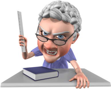 Bilde Av Foreleser - Teacher (400x350), Png Download