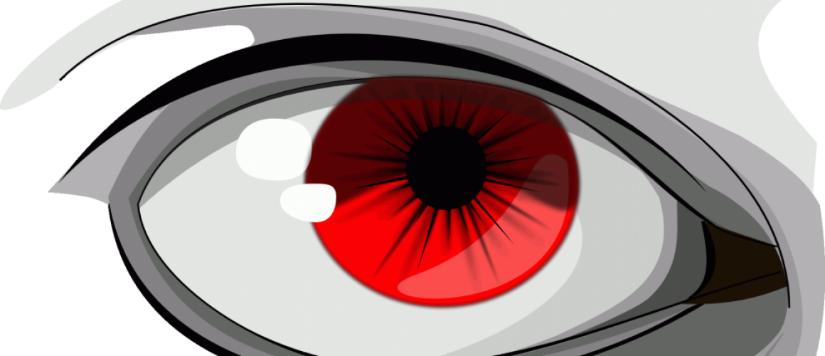 Devil Horns, Trident, Eyes And Tail Isolated On Transparent - Eye Clip Art (1160x500), Png Download