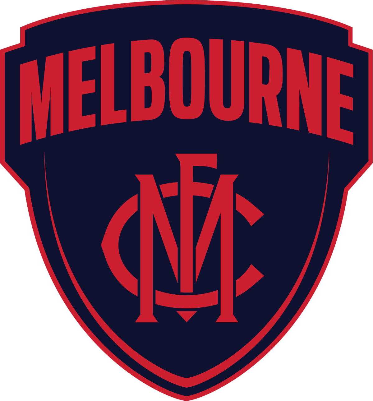 Melbourne Football Club Logo (1200x1290), Png Download