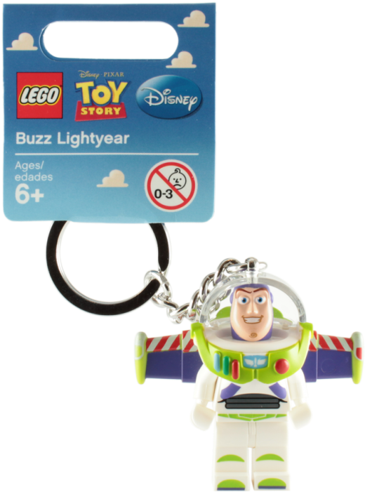 Lego Buzz Lightyear Keychain - Lego Toy Story: Alien Keychain (700x700), Png Download