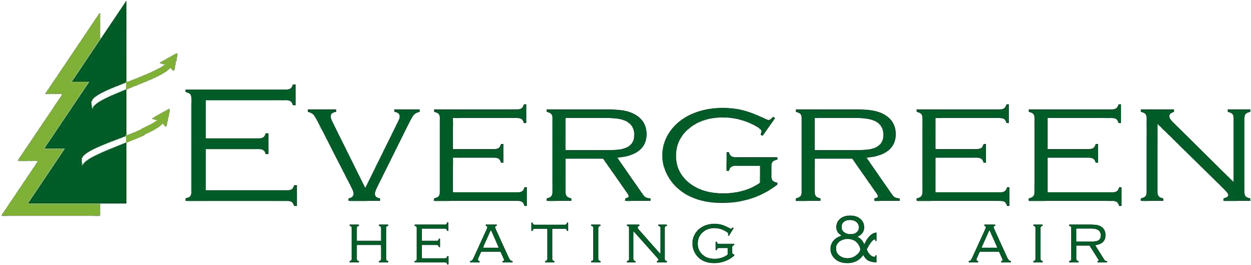 Evergreen Heating & Air, Llc (2971x889), Png Download