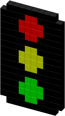 View Favicon On T-shirt - Traffic Light (340x431), Png Download