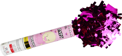Lança Confetes Baby 30cm - Lança Confete Chá Revelação (500x500), Png Download