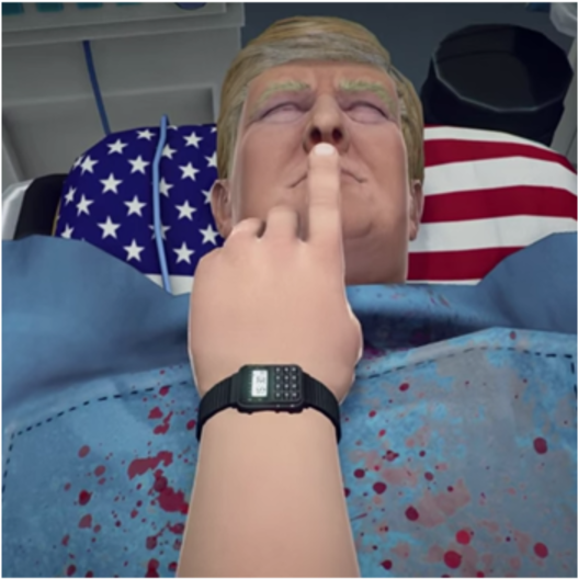 1 Donald Trump Surgery - Creepy Heart (1200x675), Png Download