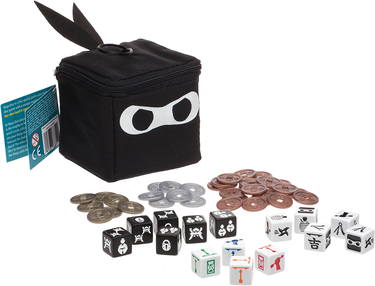 View Larger - Greenbrier Games Ninja Dice Game (1275x1275), Png Download