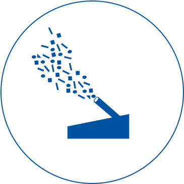 Confeti Y Efectos - Circle (376x376), Png Download