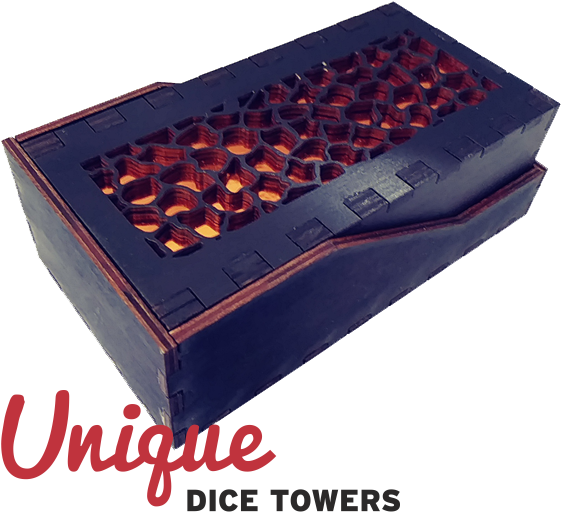 Gold Foil Zen-tower - Dice Tower (601x600), Png Download