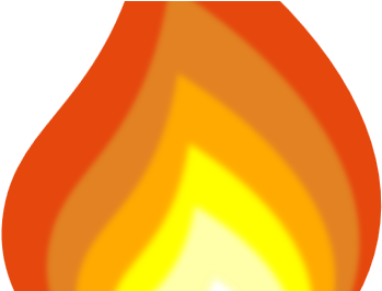 Pentecost Flame - Circle (640x265), Png Download