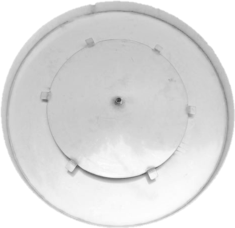 38" Round Pan With 2" Depth - Stainless Steel (500x500), Png Download