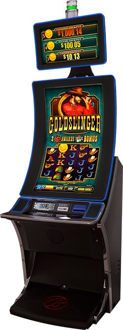 Goldslinger Tumblin Dice Cabinet - Slot Machine Sg Gaming (250x670), Png Download