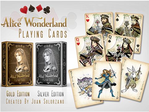 Deck 607 Front Img - Baraja Alice Of Wonderland (480x480), Png Download
