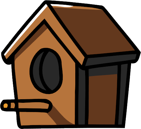 Birdhouse Clipart Transparent - Portable Network Graphics (472x433), Png Download