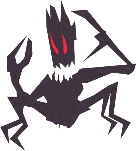 Big Black Scary Monster - South Park Black Monster (481x540), Png Download