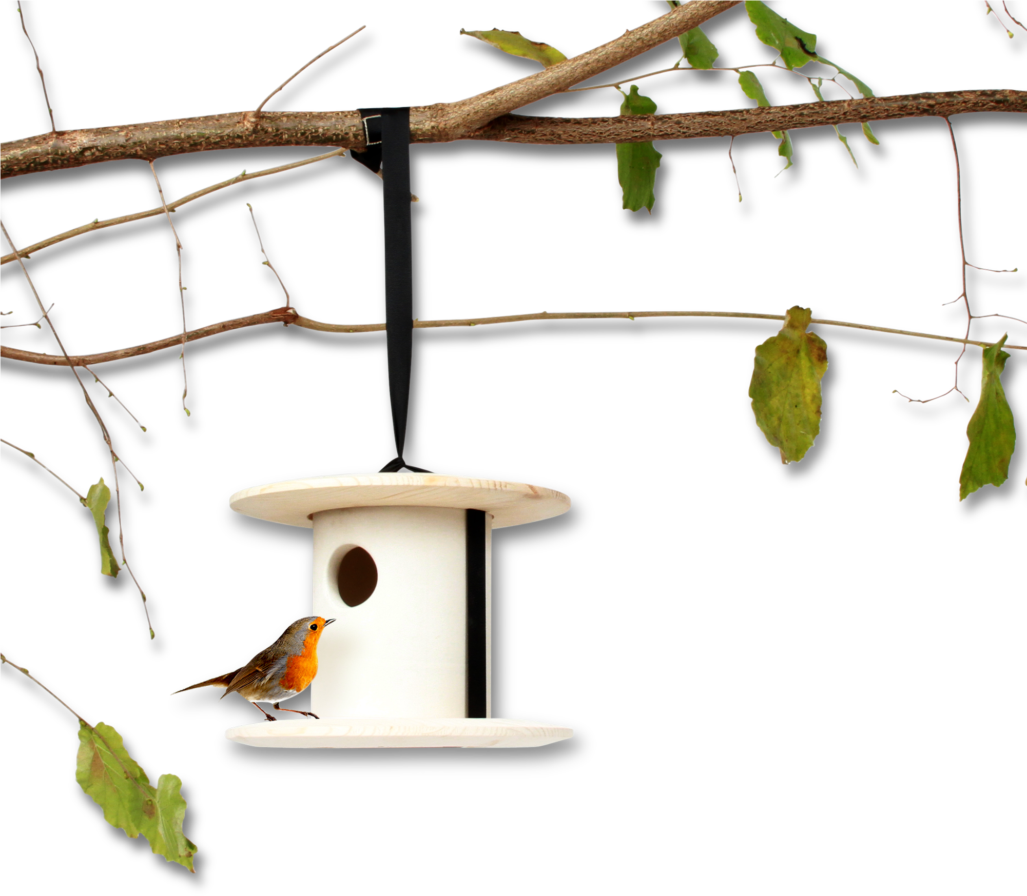 Bird Breakfast Birdhouse - Stackable Birdhouse And Feeder (2000x2000), Png Download