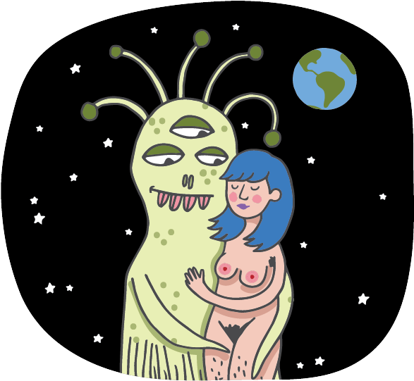 Ibangedanalien - Alien Paper (586x600), Png Download