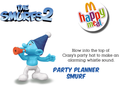Webrep - Smurfs 2 Mcdonalds Toys Vexy (453x316), Png Download