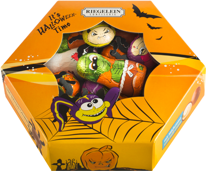 Scary Monster - Riegelein Halloween Gruselbox (600x342), Png Download