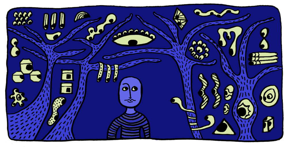 Dark Forest With Mysterious Eyes - Mutual Ufo Network (1000x527), Png Download