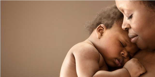 Mom And Child - Baby (1100x384), Png Download