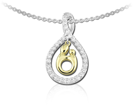 The Mother & Child Collection - Locket (480x430), Png Download