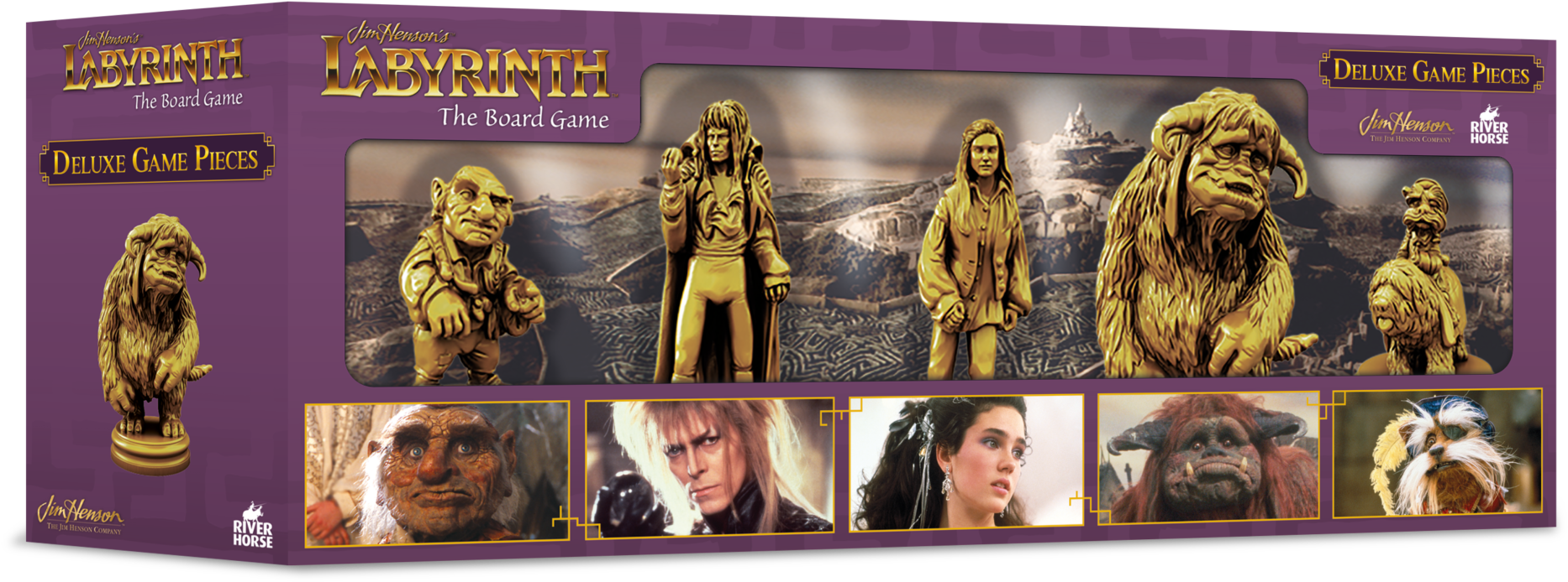 Deluxe Game Pieces Box Art Mock-up - Labyrinth Deluxe Game Pieces (2048x949), Png Download