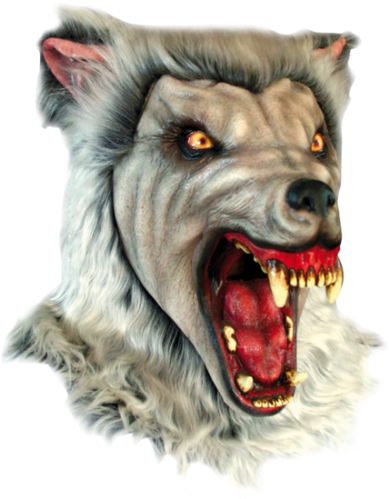 Werewolf Deluxe Horror Wolf Mask - Werewolf Mask (500x500), Png Download