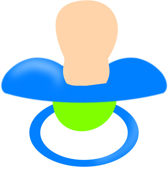 Animated Baby Pacifiers Clipart - Baby Pacifier Clipart (600x598), Png Download