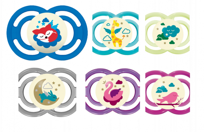 Mam Perfect Night Pacifiers 16+ Months (700x700), Png Download