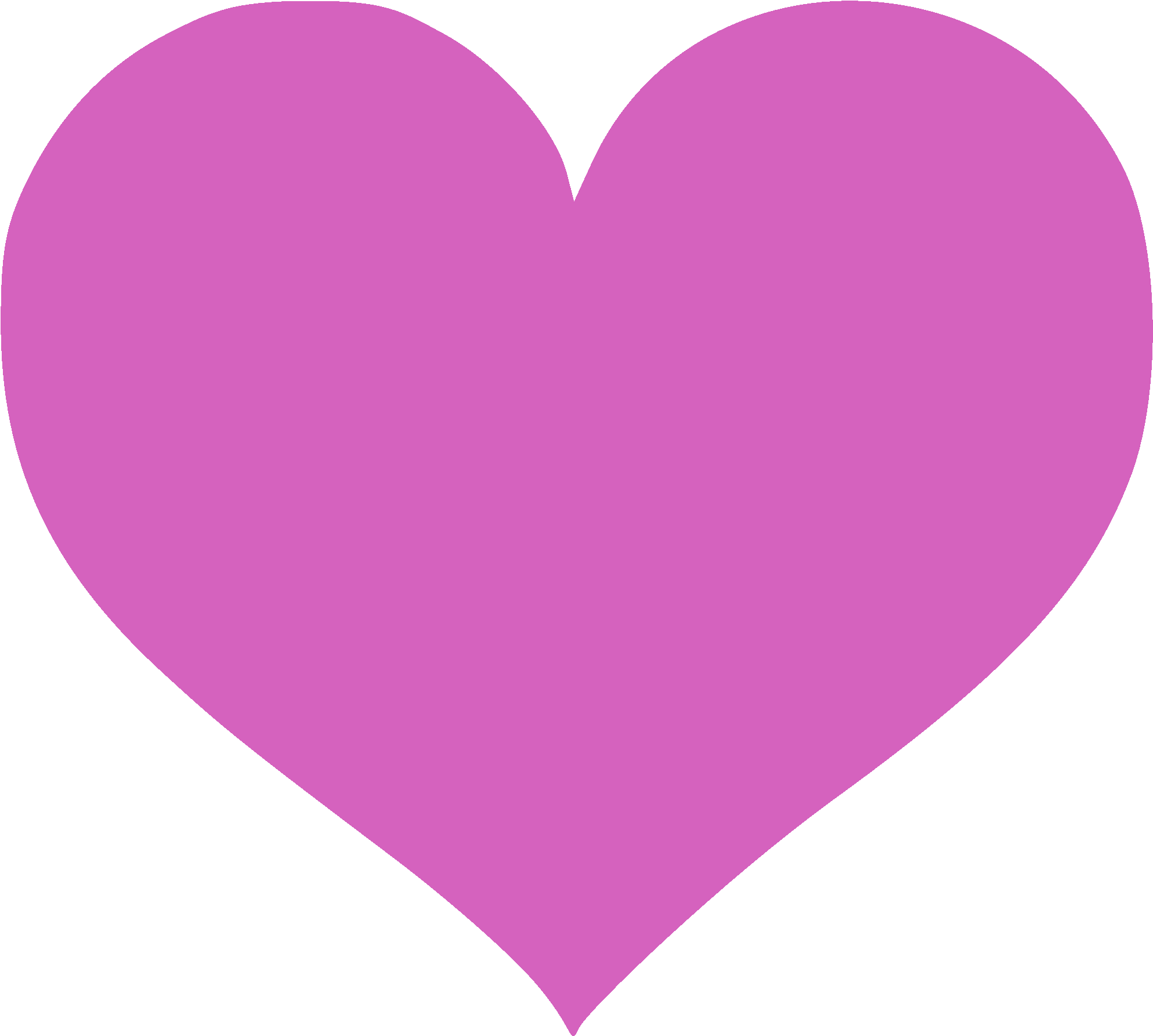 Heart Png - Pink And Purple Heart (2000x1814), Png Download