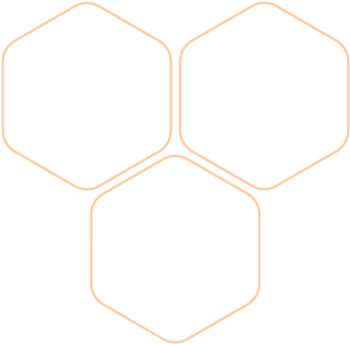 Icon Orange Hexagons - Diagram (500x400), Png Download