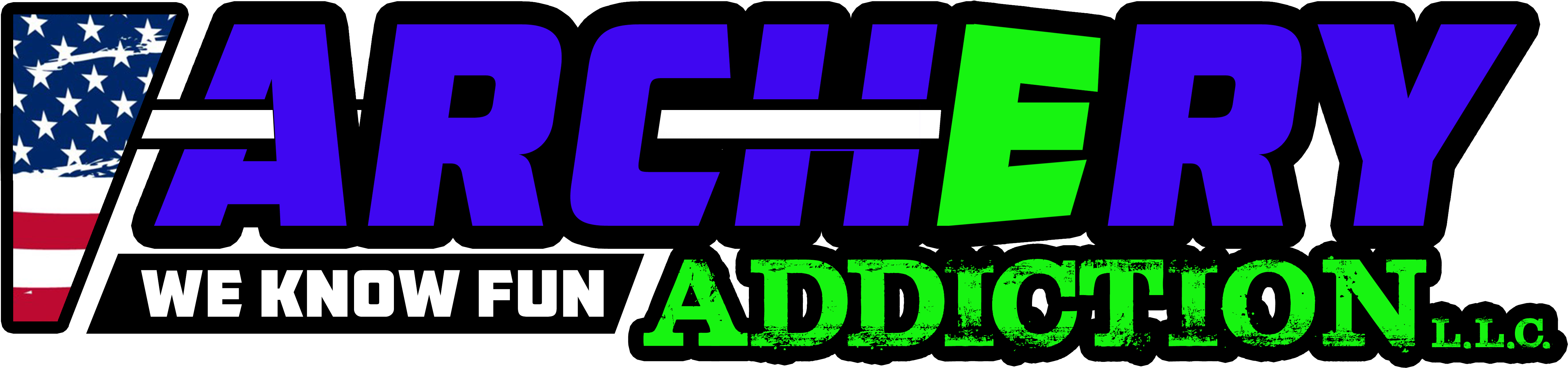 Logo - Archery Addiction Rochester Mn (5400x1372), Png Download