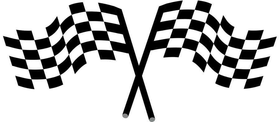 Banderas Cars Png - Racing Flag (900x393), Png Download