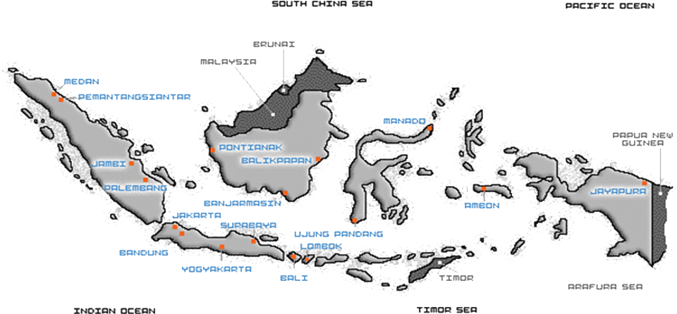 Indonesia At Glance - Indonesia Timur Png (980x475), Png Download