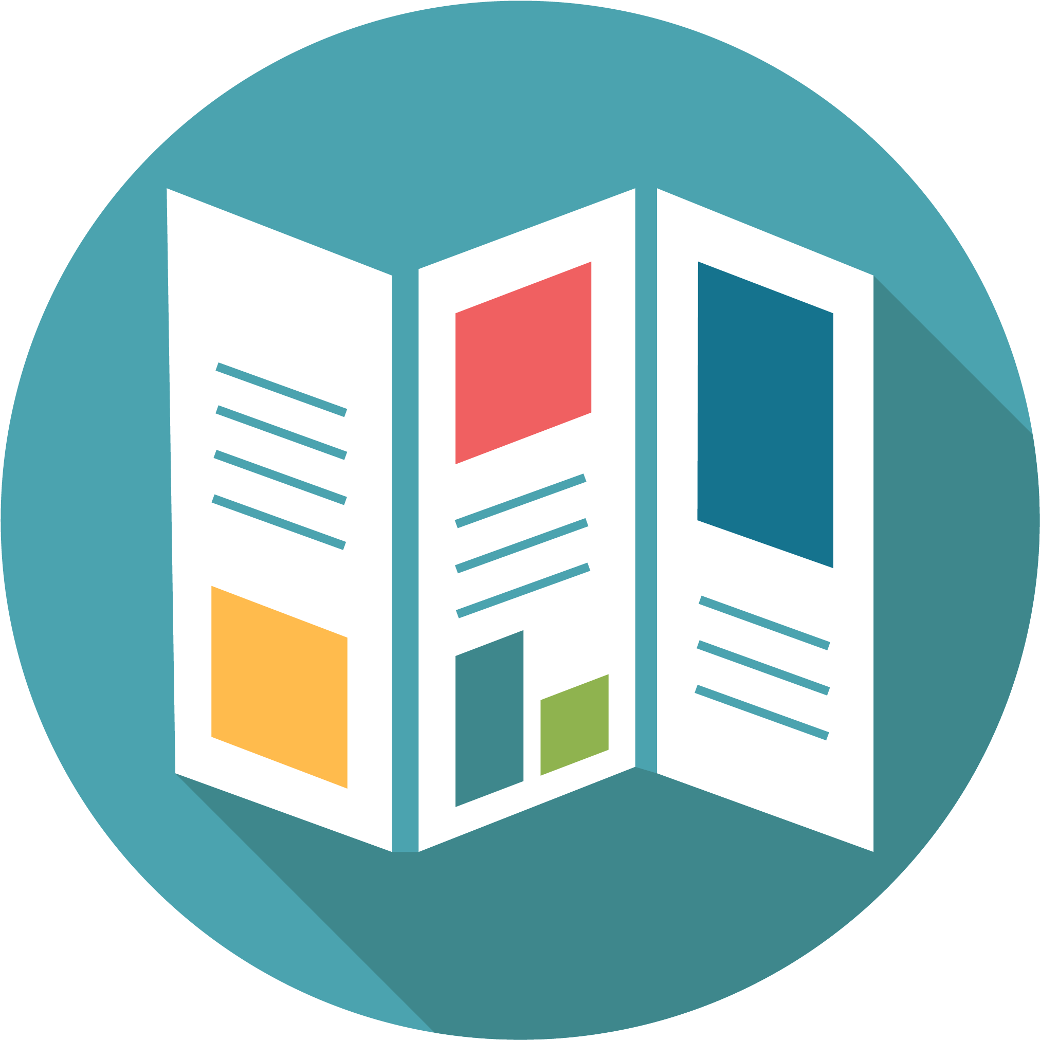 Brochures Icon (2048x2048), Png Download