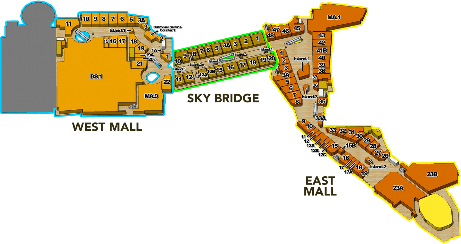 More Grand Indonesia Mall Map (1500x796), Png Download