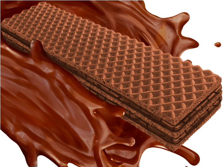 Brigadeiro Chocolate Wafer - Chocolate (732x543), Png Download