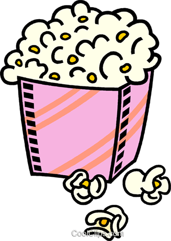 Popcorn - Popcorn Clip Art (341x480), Png Download