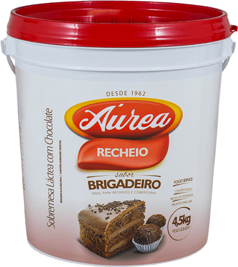 Recheio Forneável De Brigadeiro - Aurea Alimentos (1000x1000), Png Download