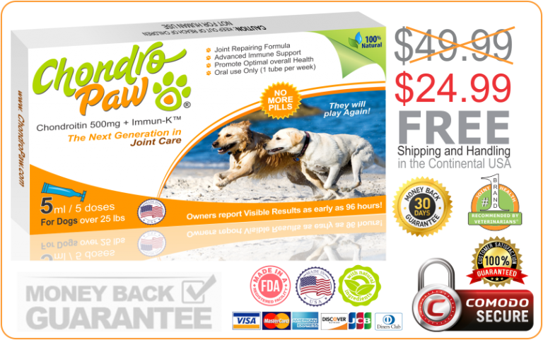 50 Off On Chondropaw For Big Dogs - Synoquin Large Breed 120 Efa Large Breed Tablets (705x442), Png Download