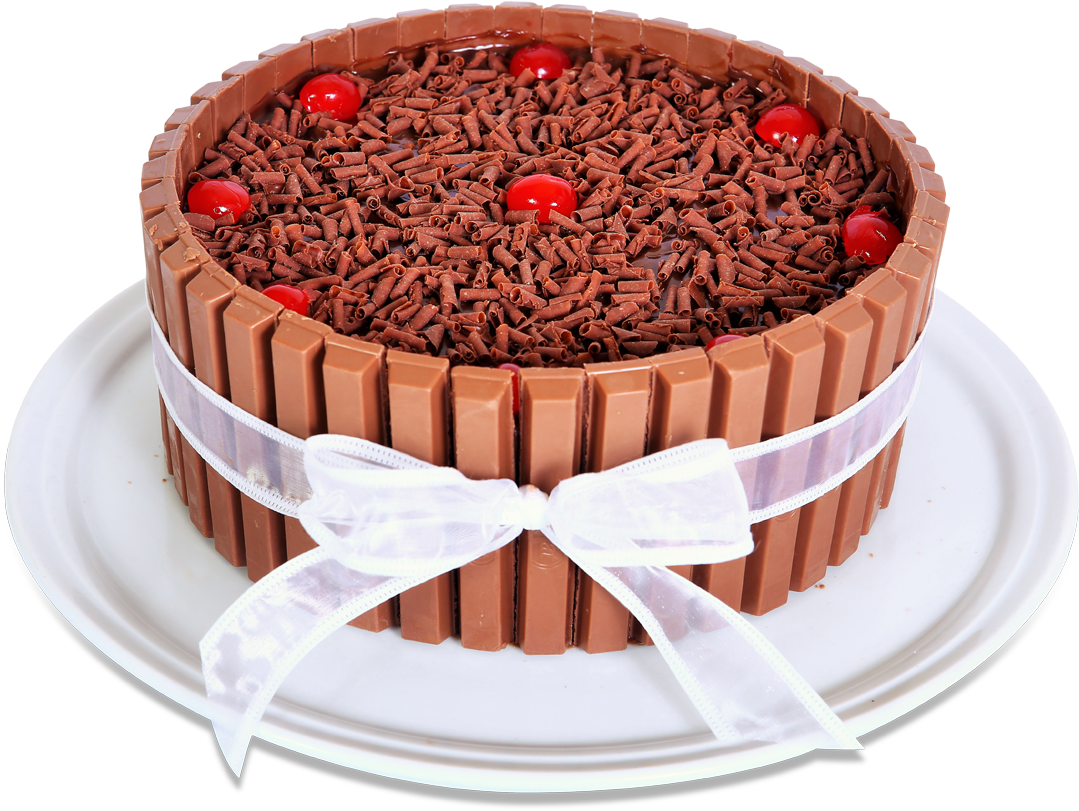 Torta Brigadeiro Com Kit Kat - Água Na Boca (1300x1300), Png Download