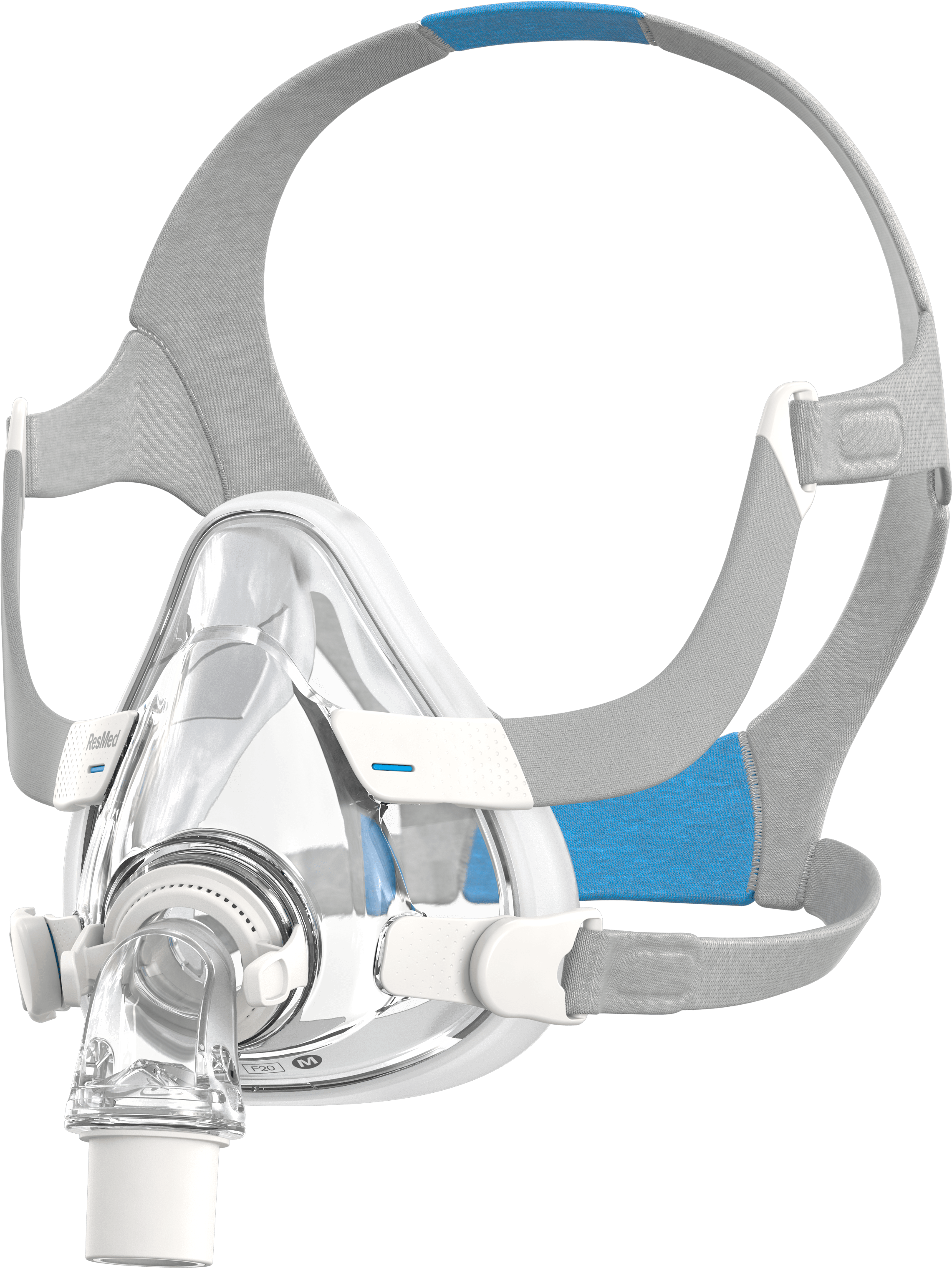 Full Face Masks - Continuous Positive Airway Pressure (2835x3065), Png Download